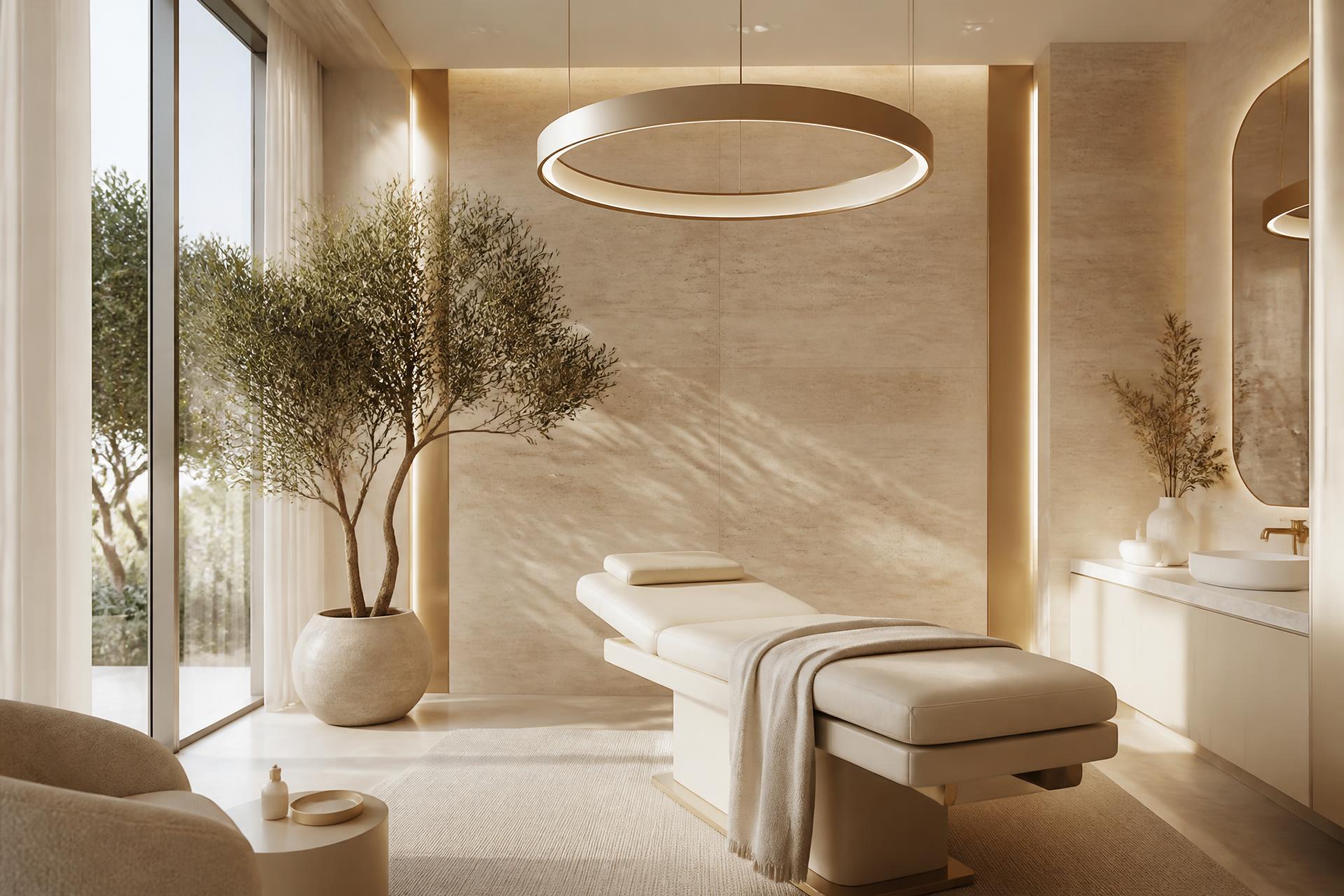 Perlas Glow Aesthetic Studio Mainz — luxuriöses Behandlungszimmer